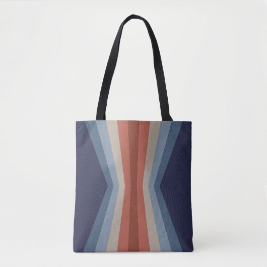 Rainbow-Reflektion im Retrostil Tasche (Vorderseite)