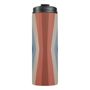 Rainbow-Reflektion im Retrostil Thermosbecher