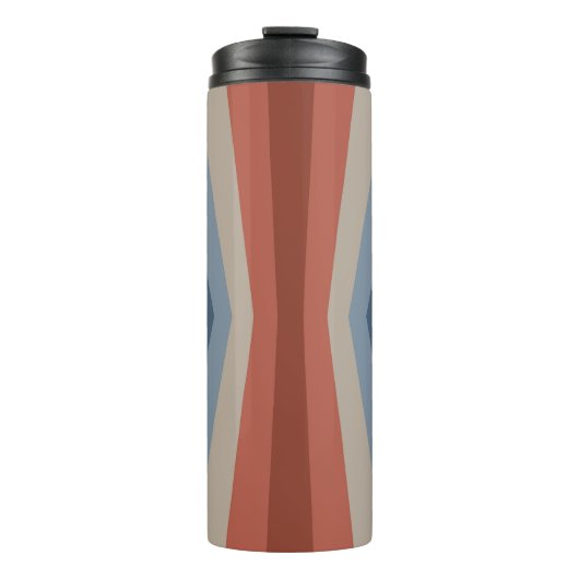 Rainbow-Reflektion im Retrostil Thermosbecher (Vorderseite)