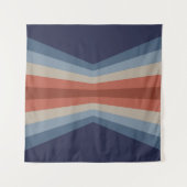 Rainbow-Reflektion im Retrostil Wandteppich (Vorderseite (Horizontal))