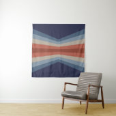Rainbow-Reflektion im Retrostil Wandteppich (Beispiel (Horizontal))