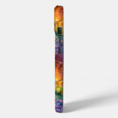 Rainbow Reptile Leather Case-Mate iPhone Hülle (Rückseite / Links)