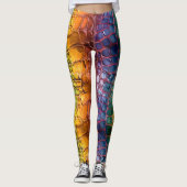 Rainbow Reptile Leather Leggings (Vorderseite)