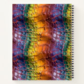 Rainbow Reptile Leather Notizblock (Rückseite)