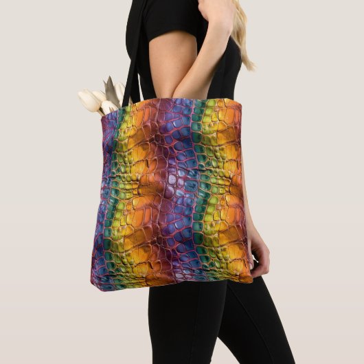Rainbow Reptile Leather Tasche (Von Nahem)