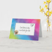 Rainbow Retriever Karte (Gelbe Blume)