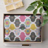 Rainbow Retro Dot Mandala Patchwork Ogee Craft Seidenpapier (Geschenk)