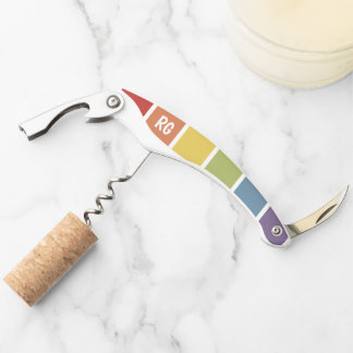 Rainbow-Retro-Personalisiert Kellnermesser