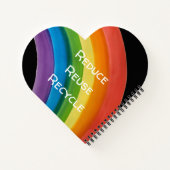 RAINBOW Rette meinen Planeten (anpassbar) Notizblock (Rückseite)