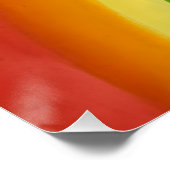 RAINBOW Rette meinen Planeten (anpassbar) Poster (Ecke)