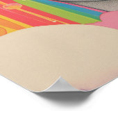 Rainbow Reverie Poster (Ecke)