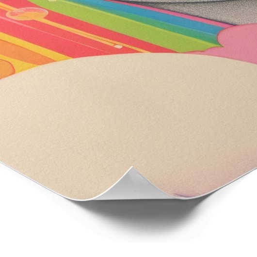 Rainbow Reverie Poster (Ecke)