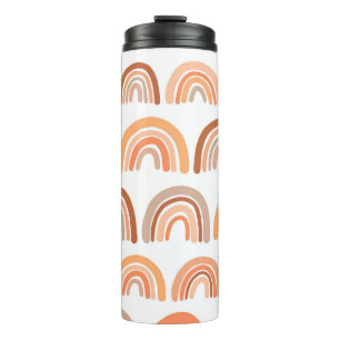 Rainbow Reverie: Vintage Lebenskraft Thermosbecher