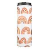 Rainbow Reverie: Vintage Lebenskraft Thermosbecher (Rückseite)