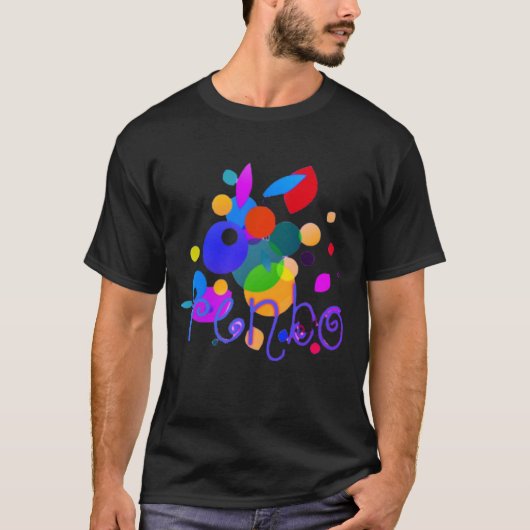 Rainbow Rhapsody: Happy Rainbow-Colored Design" T-Shirt (Vorderseite)