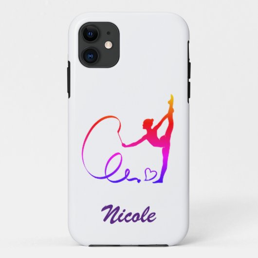 Rainbow Rhythmic Gymnastics Case-Mate iPhone Hülle (Rückseite)