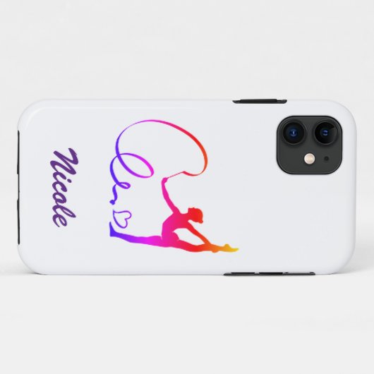 Rainbow Rhythmic Gymnastics Case-Mate iPhone Hülle (Rückseite (Horizontal))