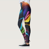 "Rainbow Rhythms: Multicolored Mirage Leggings" Leggings (Links)