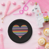 Rainbow Ribbon Cable Heart Paper Teller (Party)