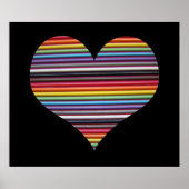 Rainbow Ribbon Cable Wall Poster (Vorne)