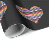 Rainbow Ribbon Cable Wrapping Paper Geschenkpapier (Rolleneckpunkt)