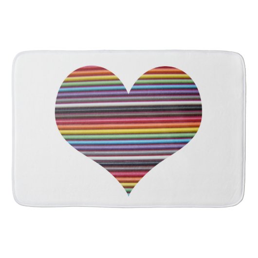 Rainbow Ribbon-Kabel Badematte (Vorderseite)