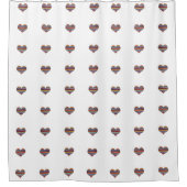 Rainbow Ribbon-Kabel Duschvorhang (Vorderseite)