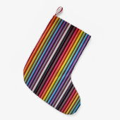 Rainbow Ribbon-Kabel Kleiner Weihnachtsstrumpf (Vorderansicht (hängend))