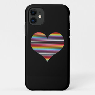 Rainbow Ribbon Kabelherz iPhone 5/5S Fall Case-Mate iPhone Hülle