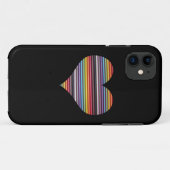 Rainbow Ribbon Kabelherz iPhone 5/5S Fall Case-Mate iPhone Hülle (Rückseite (Horizontal))