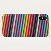 Rainbow Ribbon Kabeltextur Case-Mate iPhone Hülle (Rückseite (Horizontal))
