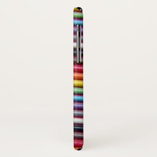 Rainbow Ribbon Kabeltextur Case-Mate iPhone Hülle (Hinten/Links)