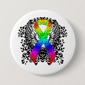 Rainbow Ribbon mit Wing Button (Vorderseite)