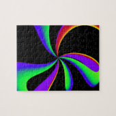 Rainbow Ribbon Swirl Puzzle (Horizontal)