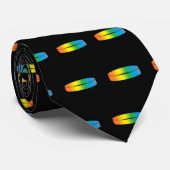 Rainbow-Ring-Krawatte Krawatte (Gerollt)