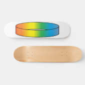 Rainbow Ring Skatedeck Skateboard (Horizontal)