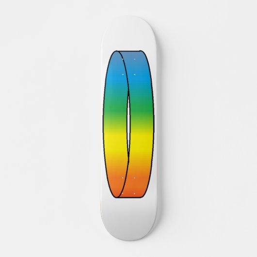Rainbow Ring Skatedeck Skateboard (Vorne)