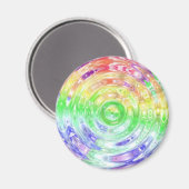 Rainbow Ripple Magnet (Vorderseite/Rückseite)