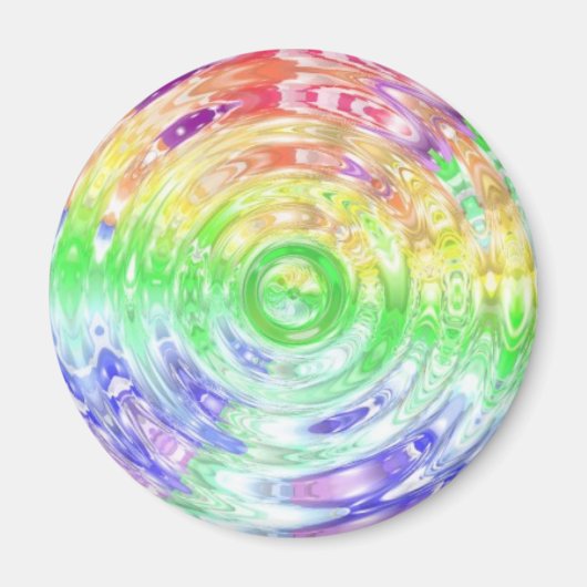 Rainbow Ripple Magnet (Vorne)