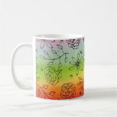 Rainbow River Blume Kaffeeproduktion Tasse (Links)