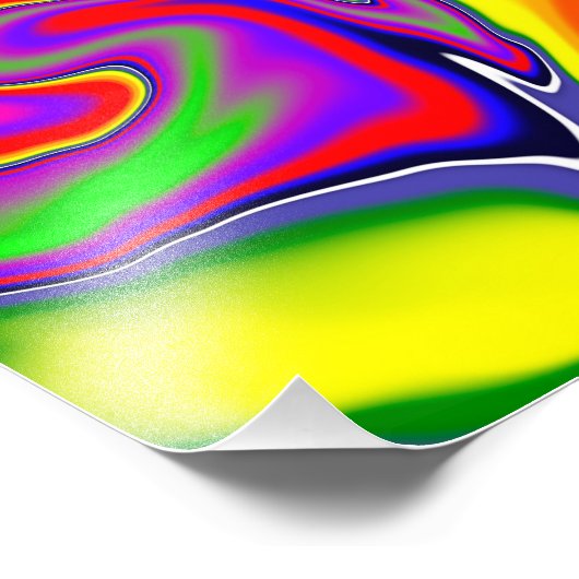 Rainbow River Fotodruck (Ecke)