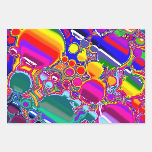 Rainbow River Geschenkpapier Set (Vorderseite 2)