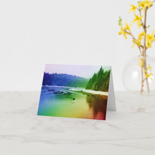 Rainbow River Karte (Gelbe Blume)