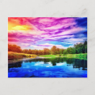 RAINBOW RIVER POSTCARD POSTKARTE