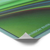 " RAINBOW RIVER " von Robert Singletary Poster (Ecke)