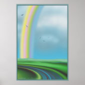 " RAINBOW RIVER " von Robert Singletary Poster (Vorne)