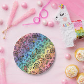 Rainbow Road Bikes Pappteller (Party)