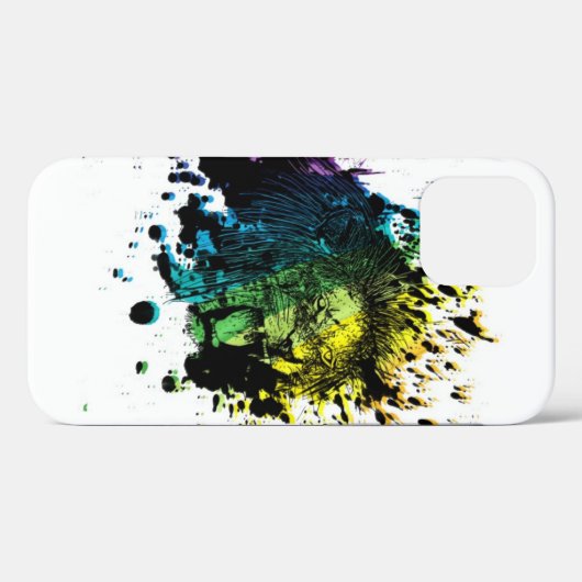 Rainbow Roaring Lion Case-Mate iPhone Case (Rückseite (Horizontal))
