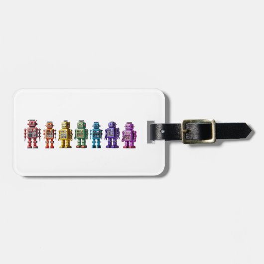 Rainbow Roboter Gepäckanhänger (Vorderseite horizontal)