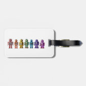 Rainbow Roboter Gepäckanhänger (Rückseite horizontal)